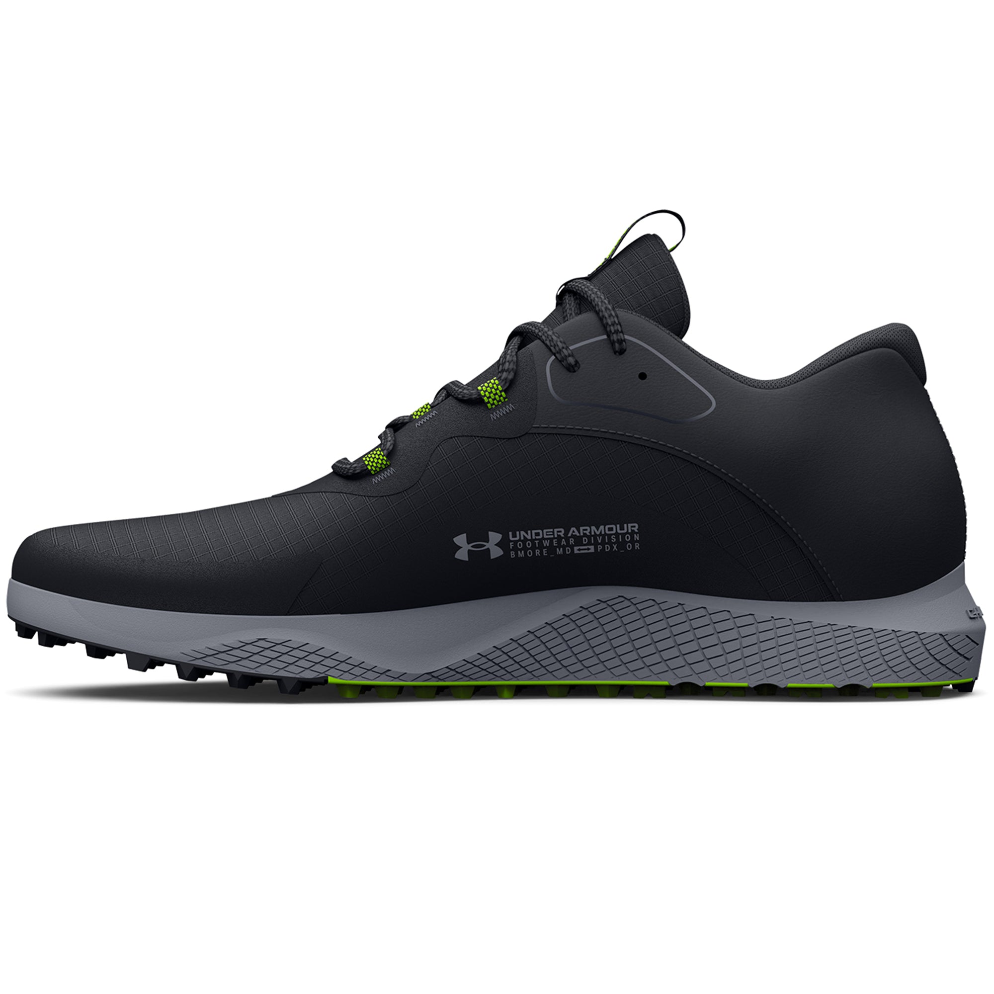 Under Armour Charged Draw 2 SL Golf Shoes 3026399 Black 001 & Function18 Restrictedgs