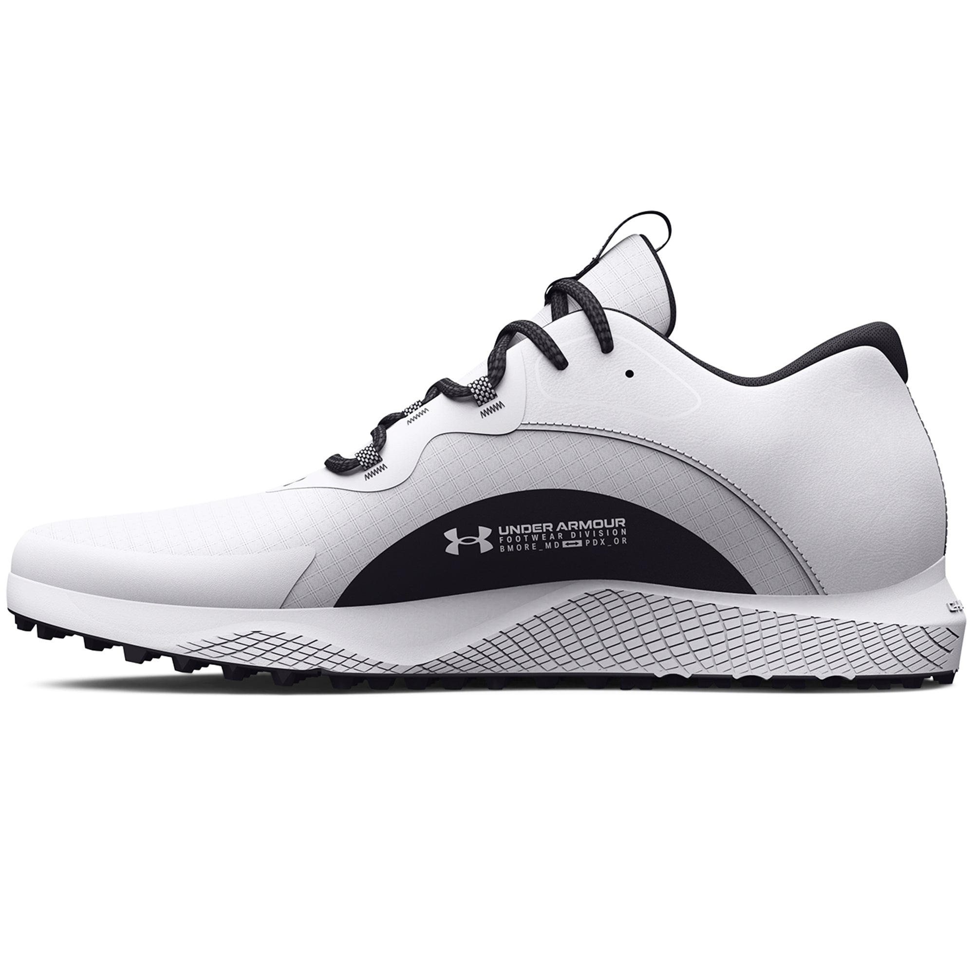 Under Armour Charged Draw 2 SL Golf Shoes White 100