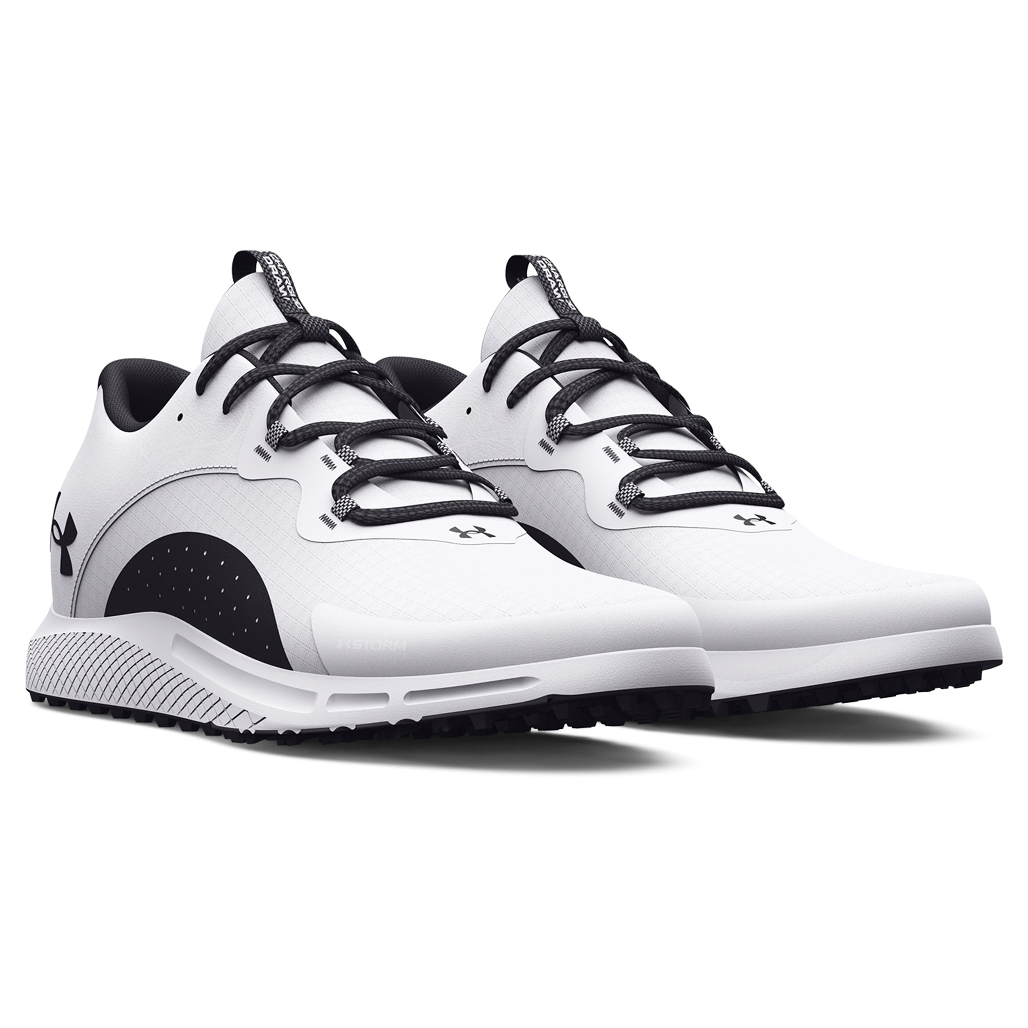 Under Armour Charged Draw 2 SL Golf Shoes White 100