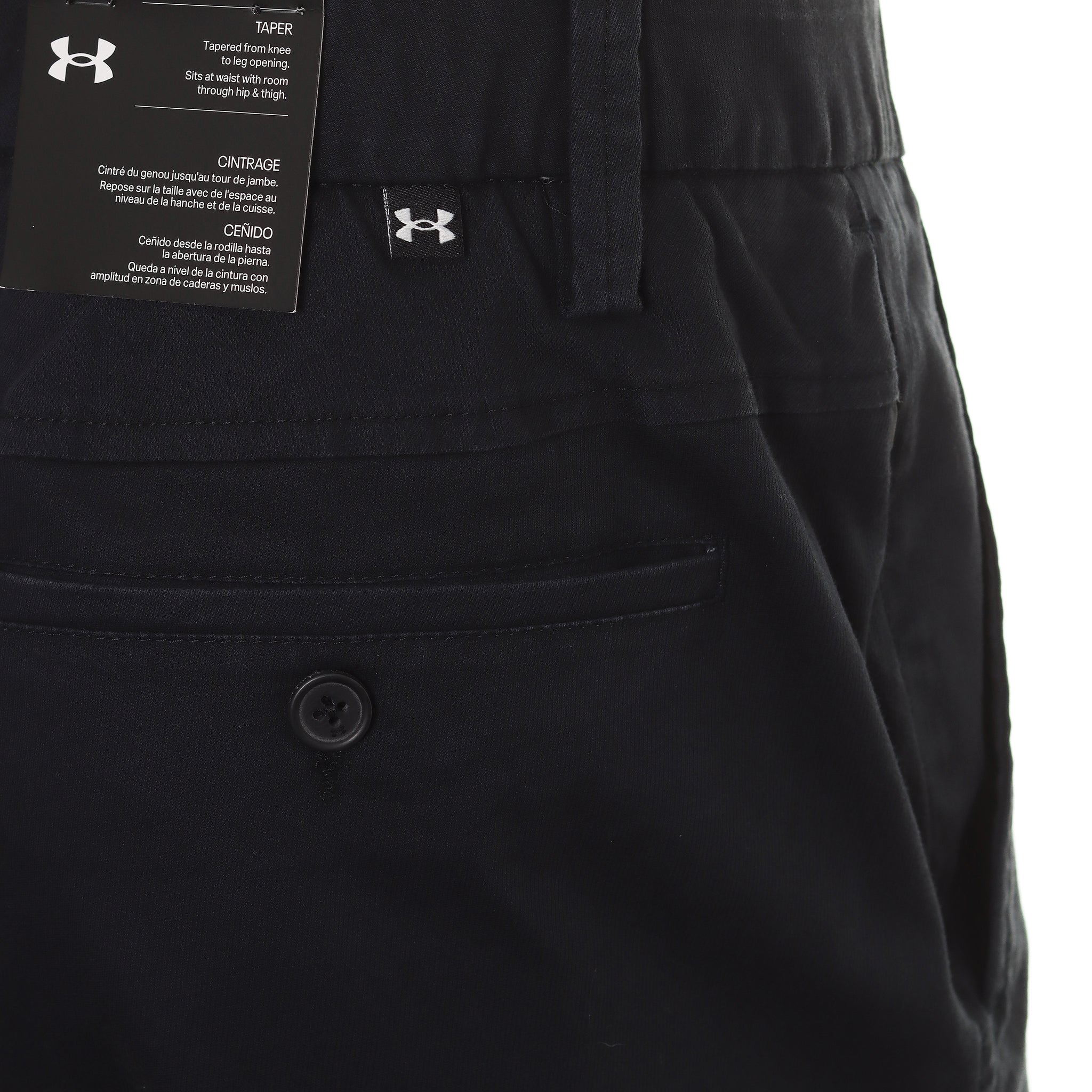 Under Armour Golf UA Chino Tapered Pants 1370081 Black 001 & Function18