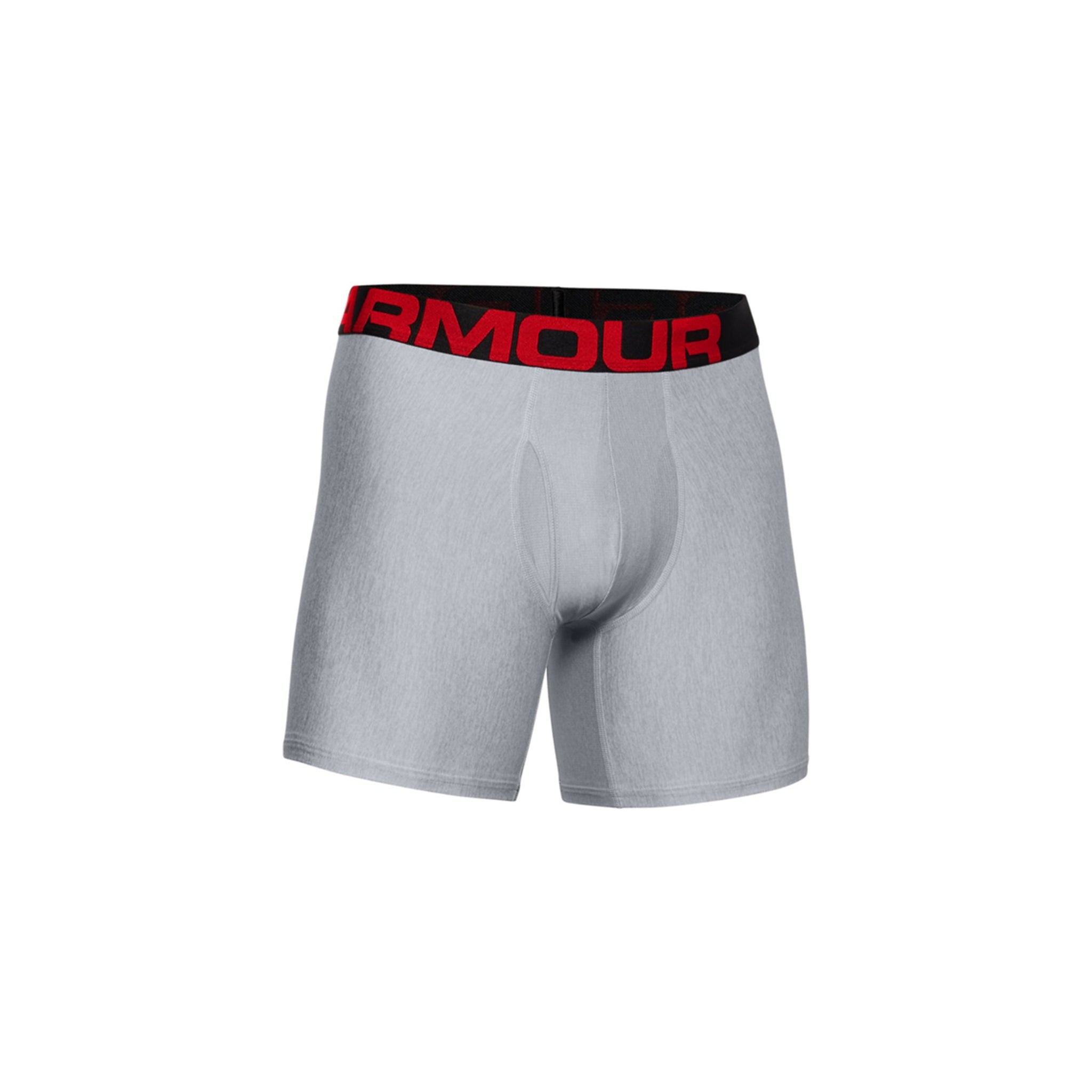 Under Armour Tech 6" Boxer 2 Pack Mod Grey 011