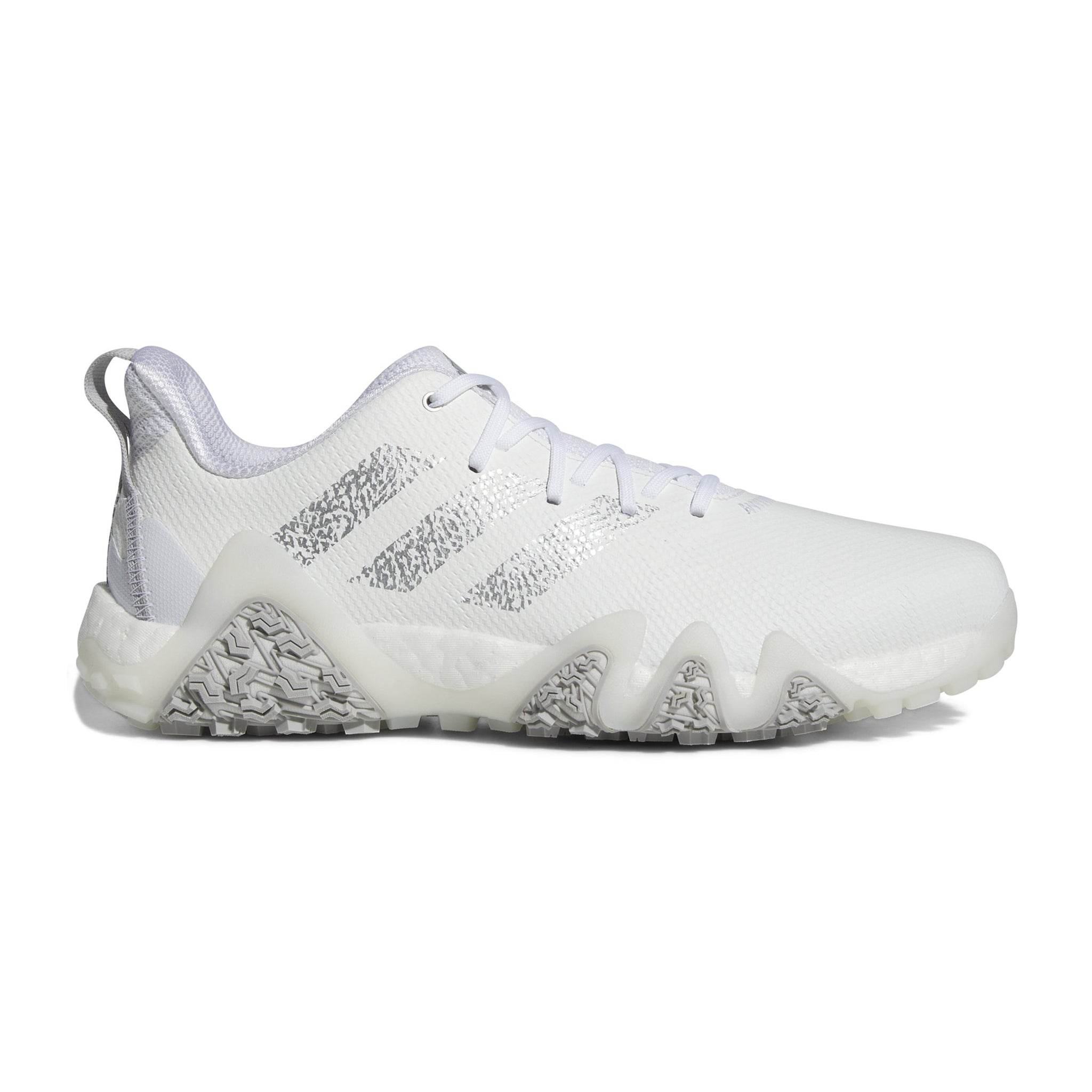 adidas CODECHAOS 22 Lace Golf Shoes White/Silver/Grey Two 