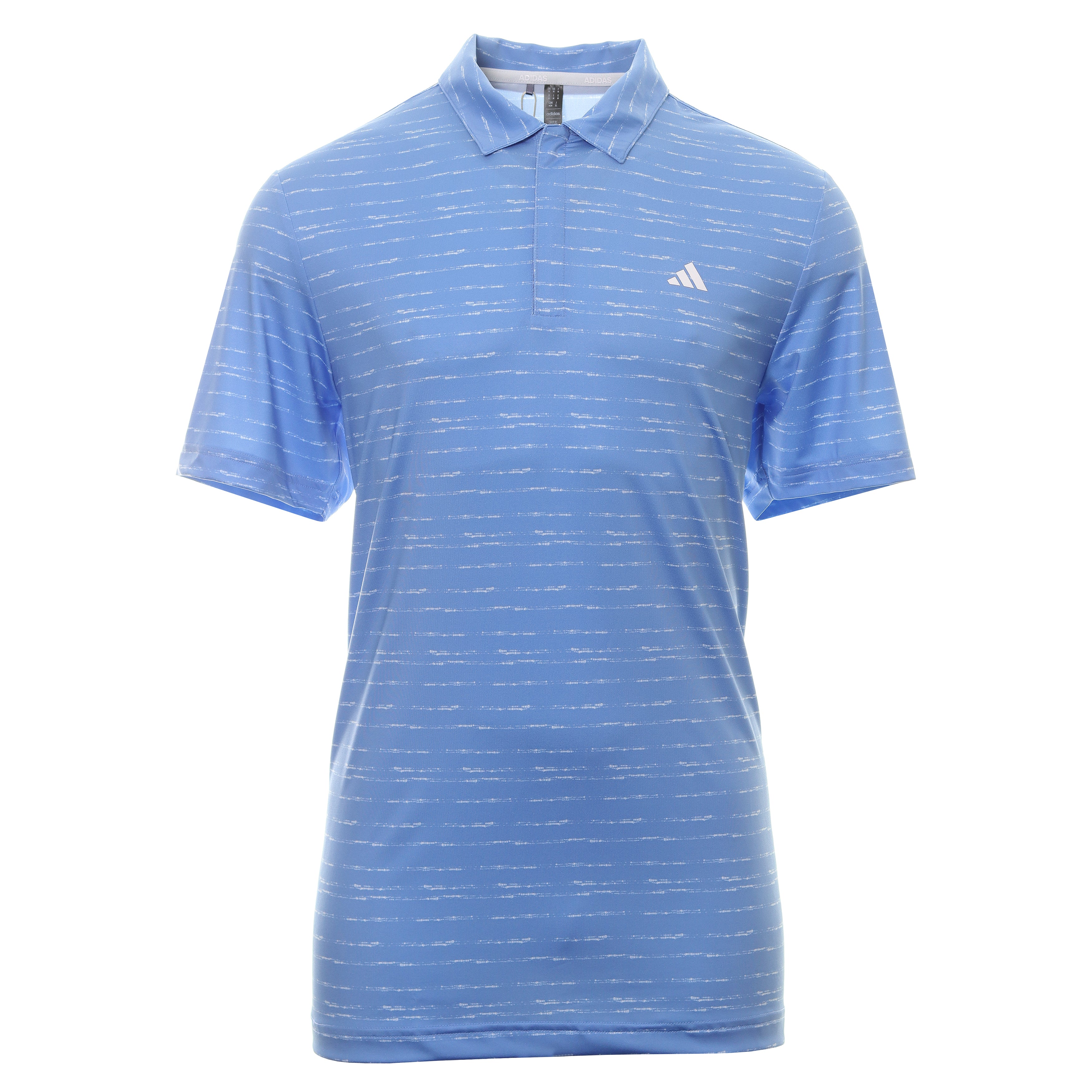 adidas Golf Stripe Zipper Shirt IC1348 Blue Fusion White & Function18