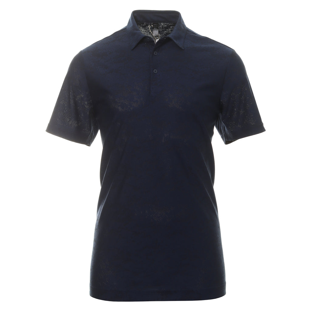 adidas Golf Textured Jacquard Shirt HS1111 Collegiate Navy