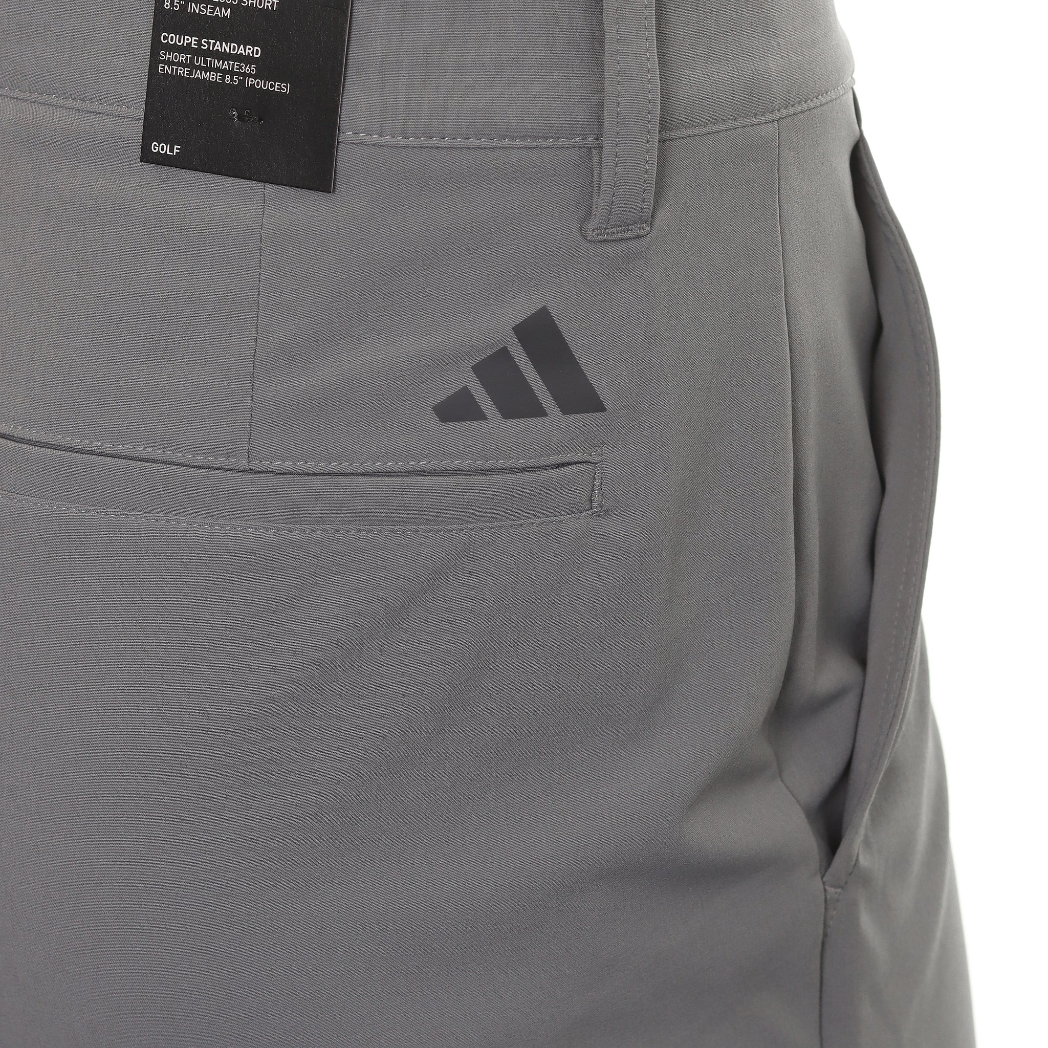 adidas Golf Ultimate365 8.5 Shorts Grey Three