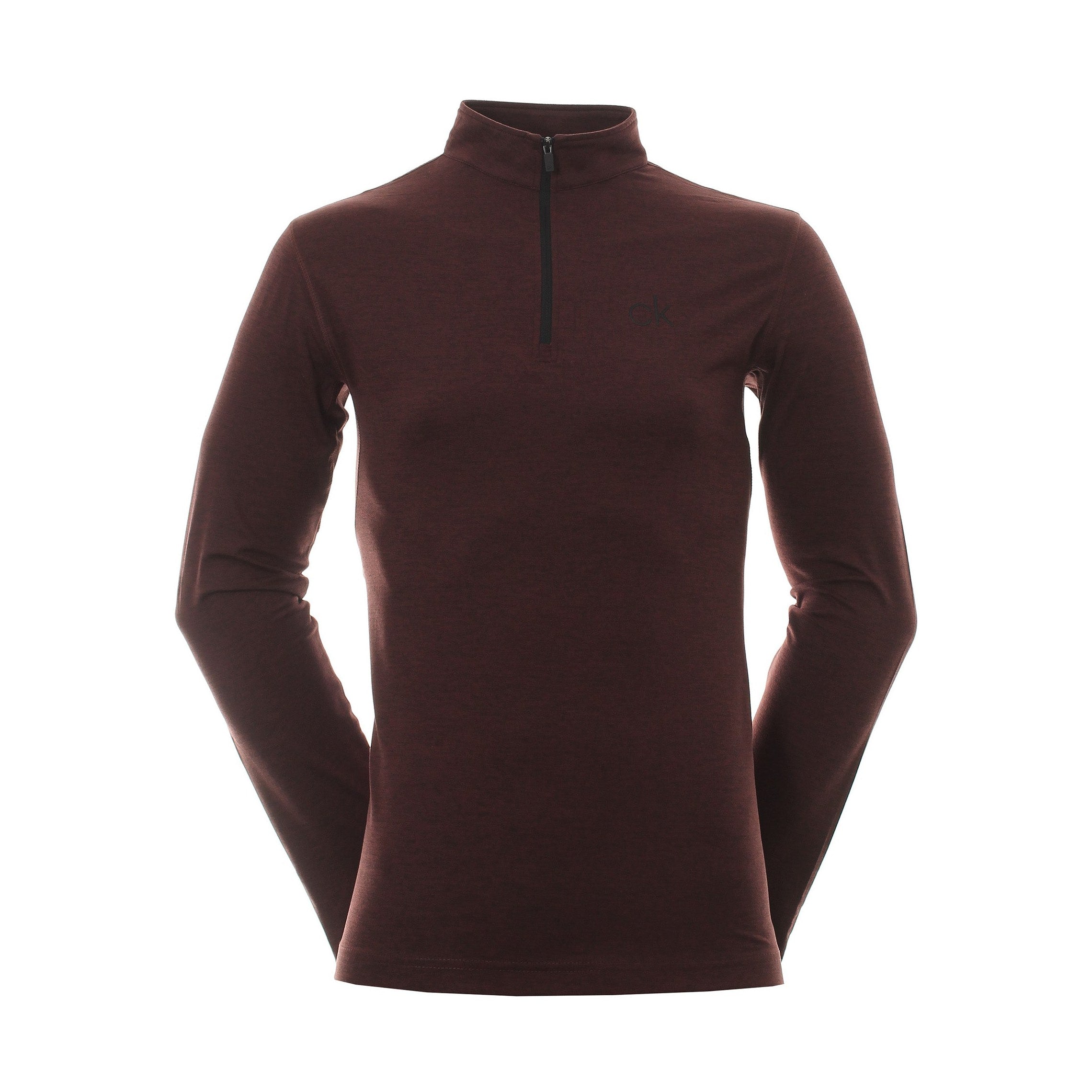 Calvin Klein Golf Newport Half Zip - Black - C9355-Blk
