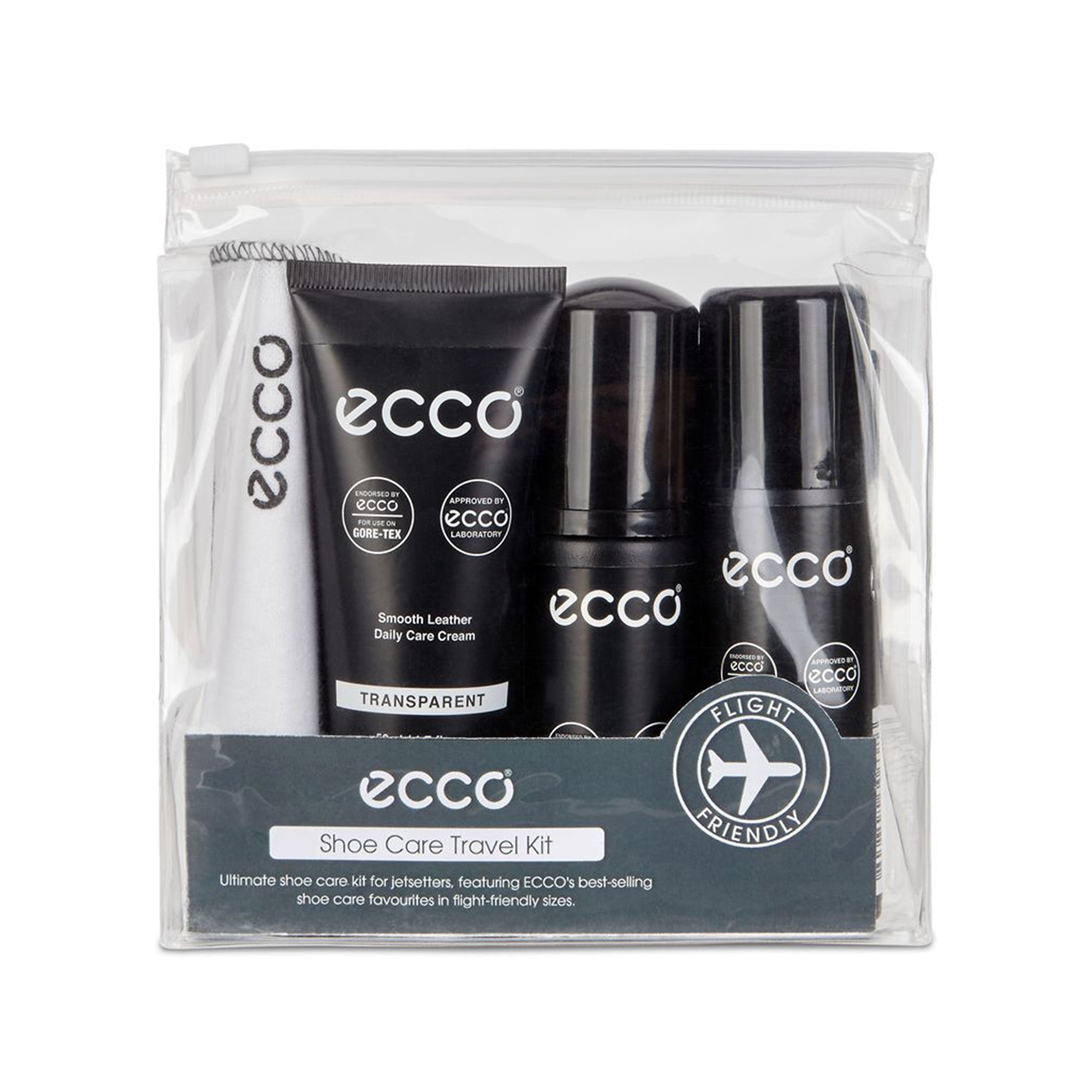 Ecco Travel Shoe Care Kit 9033999 Black 00100 | Function18