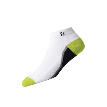 FootJoy ProDry Fashion Sport Golf Socks White/Black/Lime