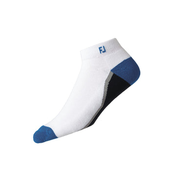 FootJoy ProDry Fashion Sport Golf Socks White/Blue/Black