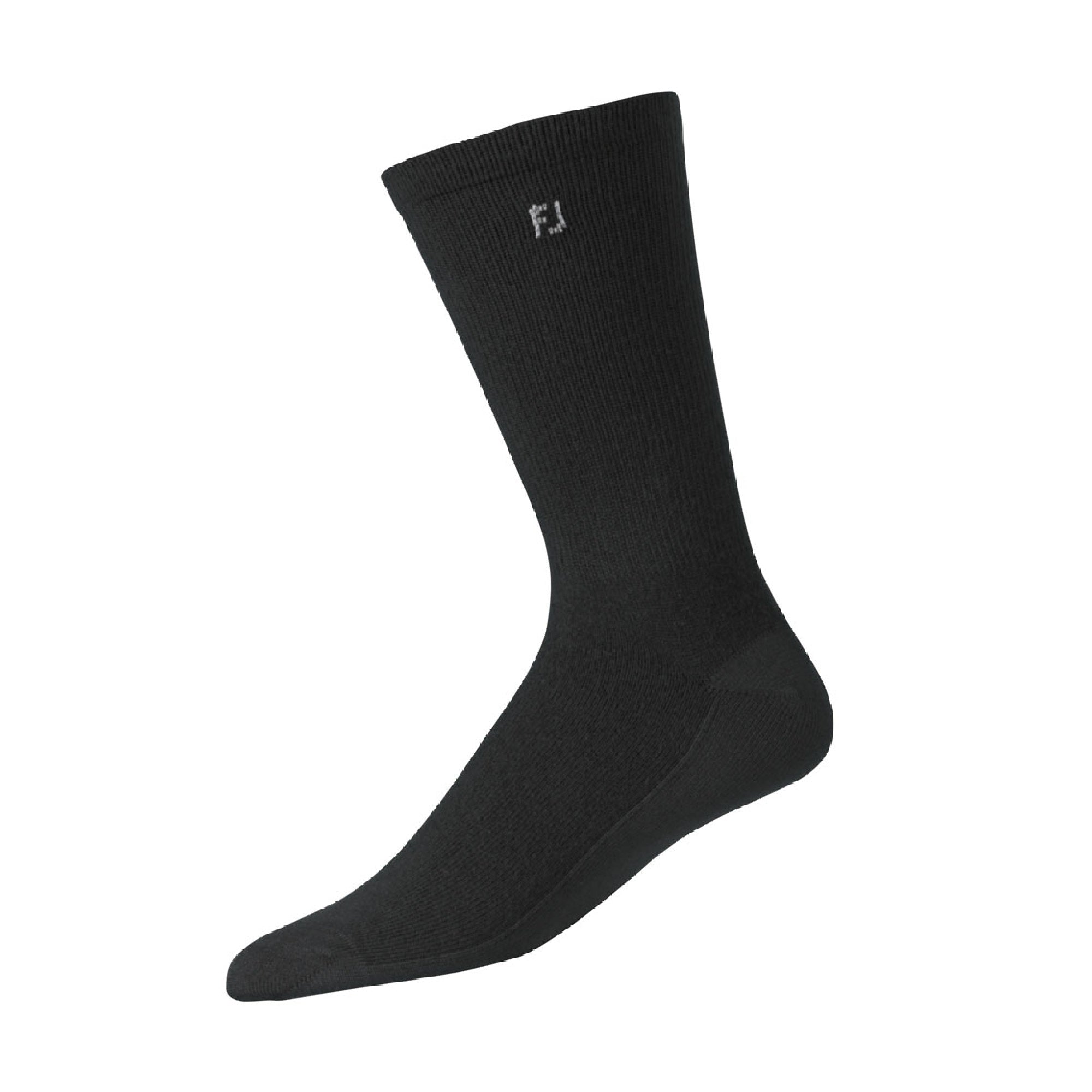 FootJoy ProDry Lightweight Crew Golf Socks 17035 Black | Function18