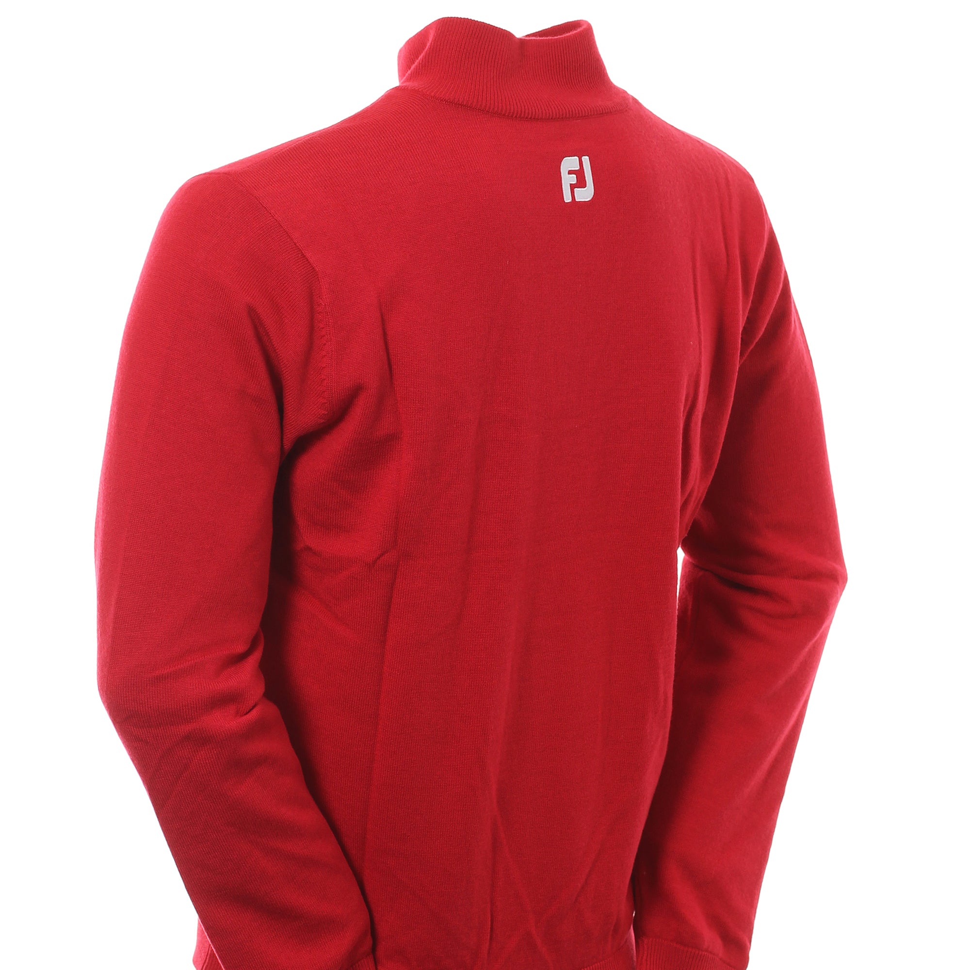 FootJoy Wool Blend Lined 1/2 Zip Sweater Red 90213 Function18