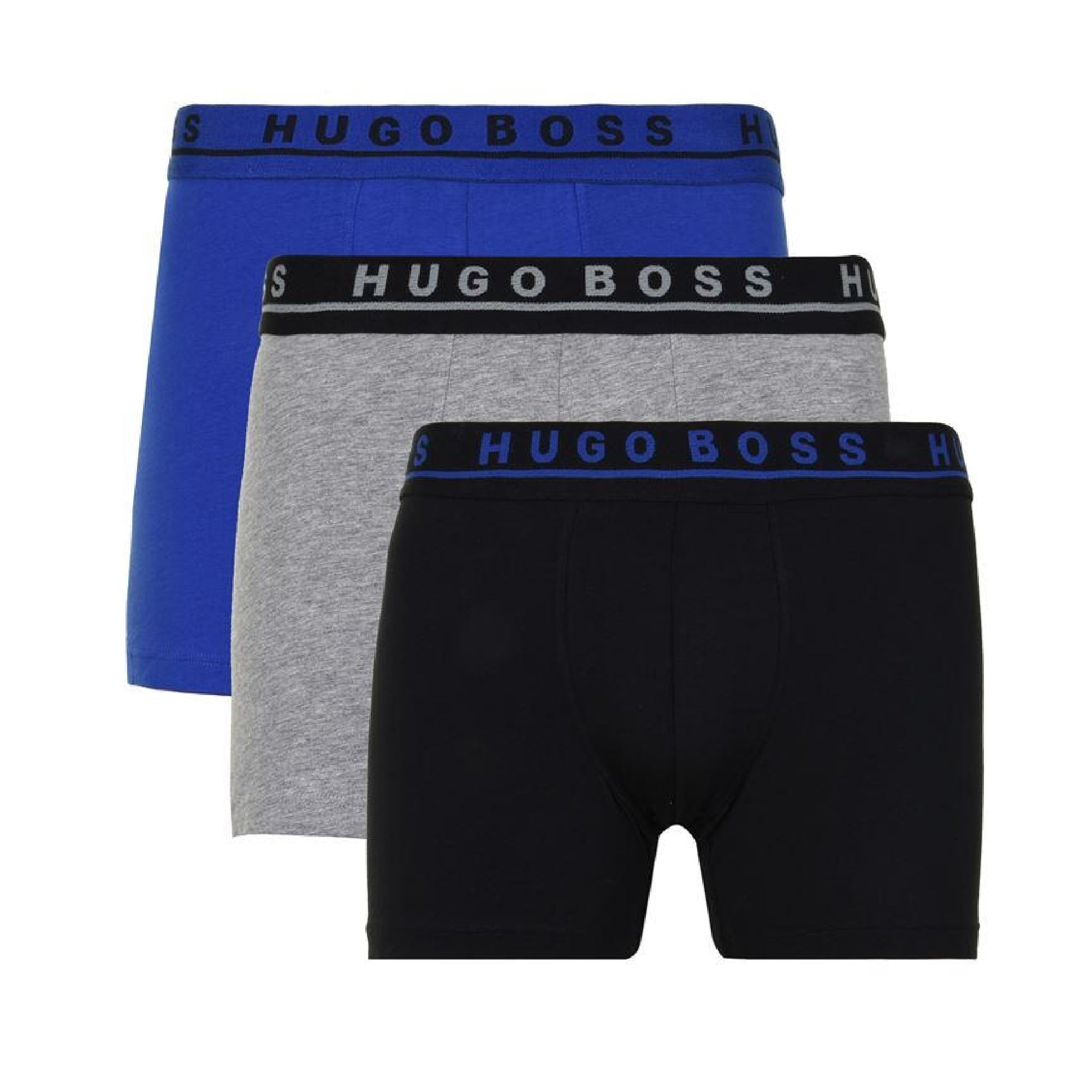 BOSS Cotton Stretch Boxer Briefs 3-Pack