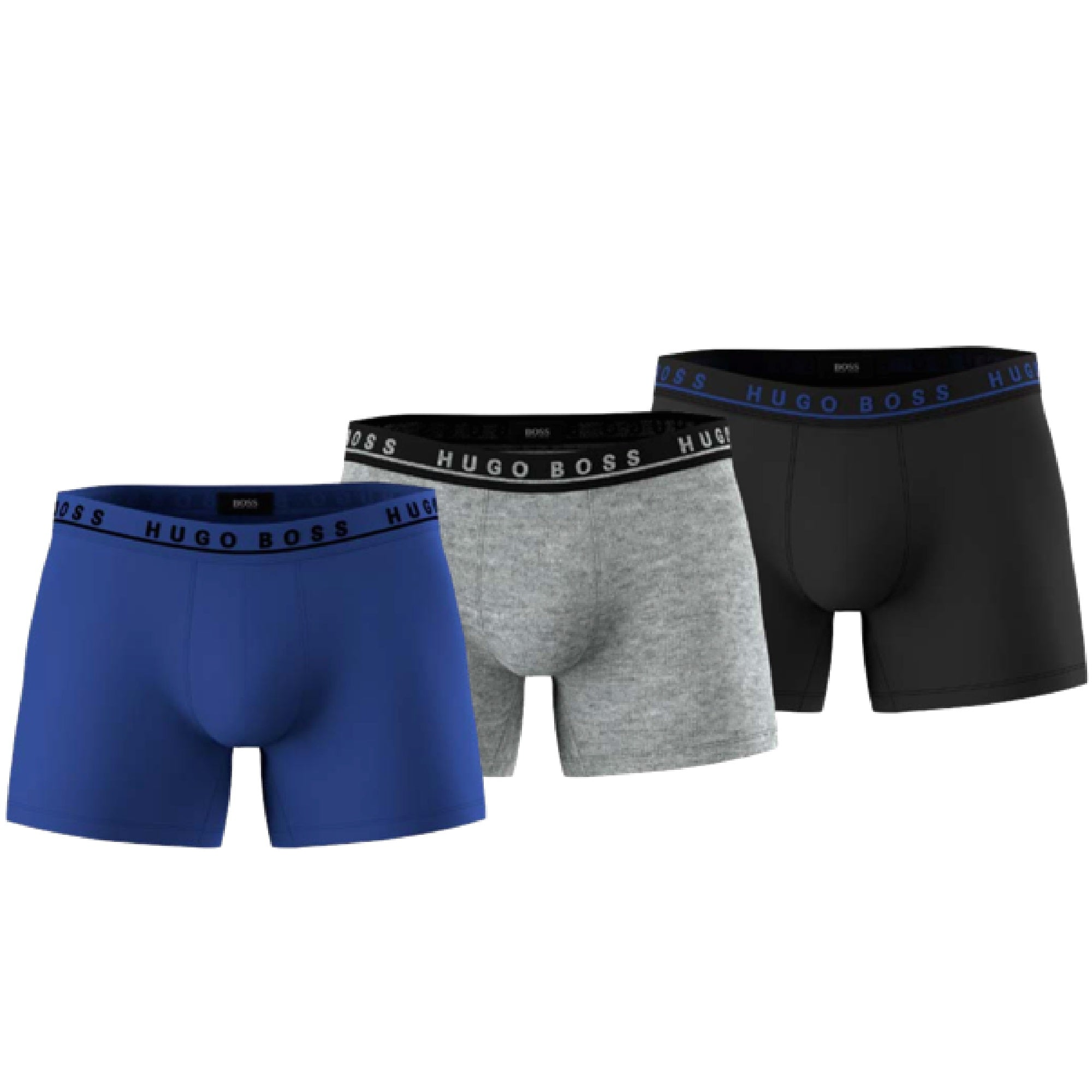 BOSS Cotton Stretch Boxer Briefs 3-Pack