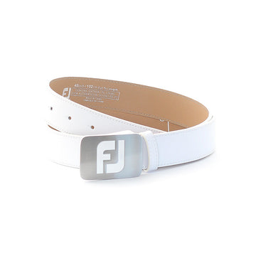 FootJoy Golf Leather Belt White