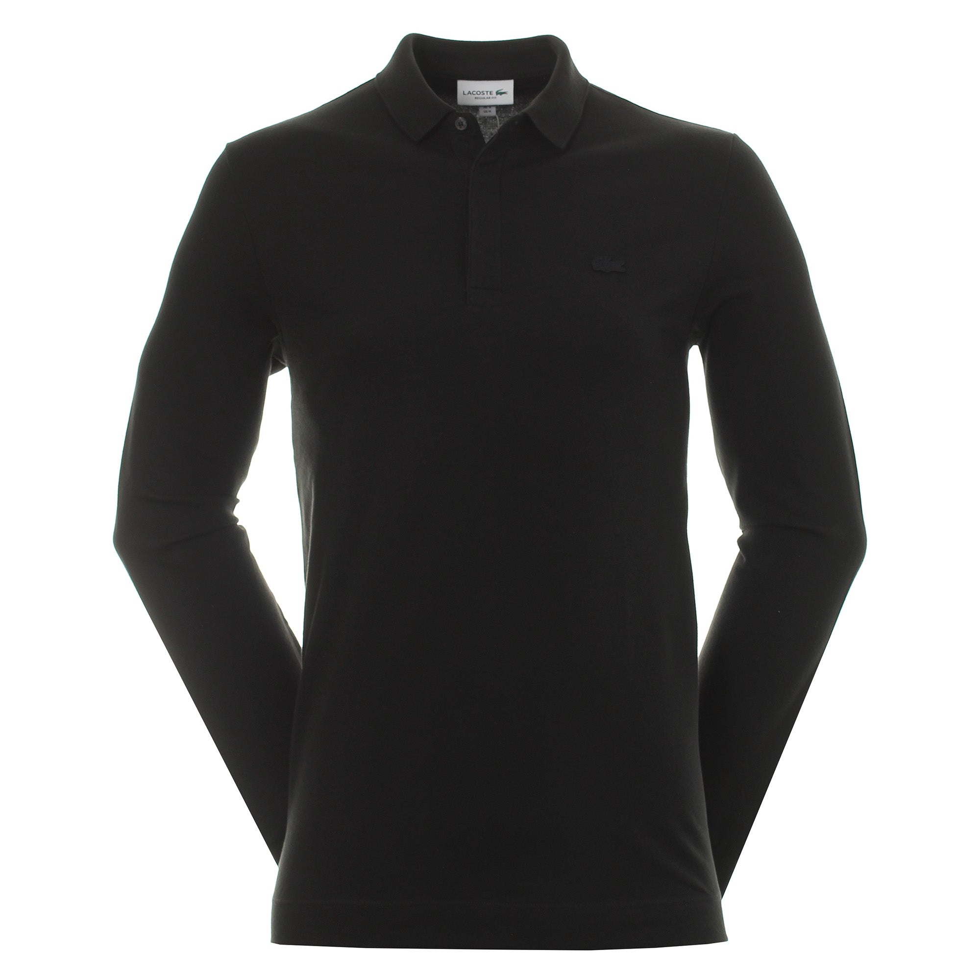 Lacoste Paris Long Sleeve Pique Polo Shirt