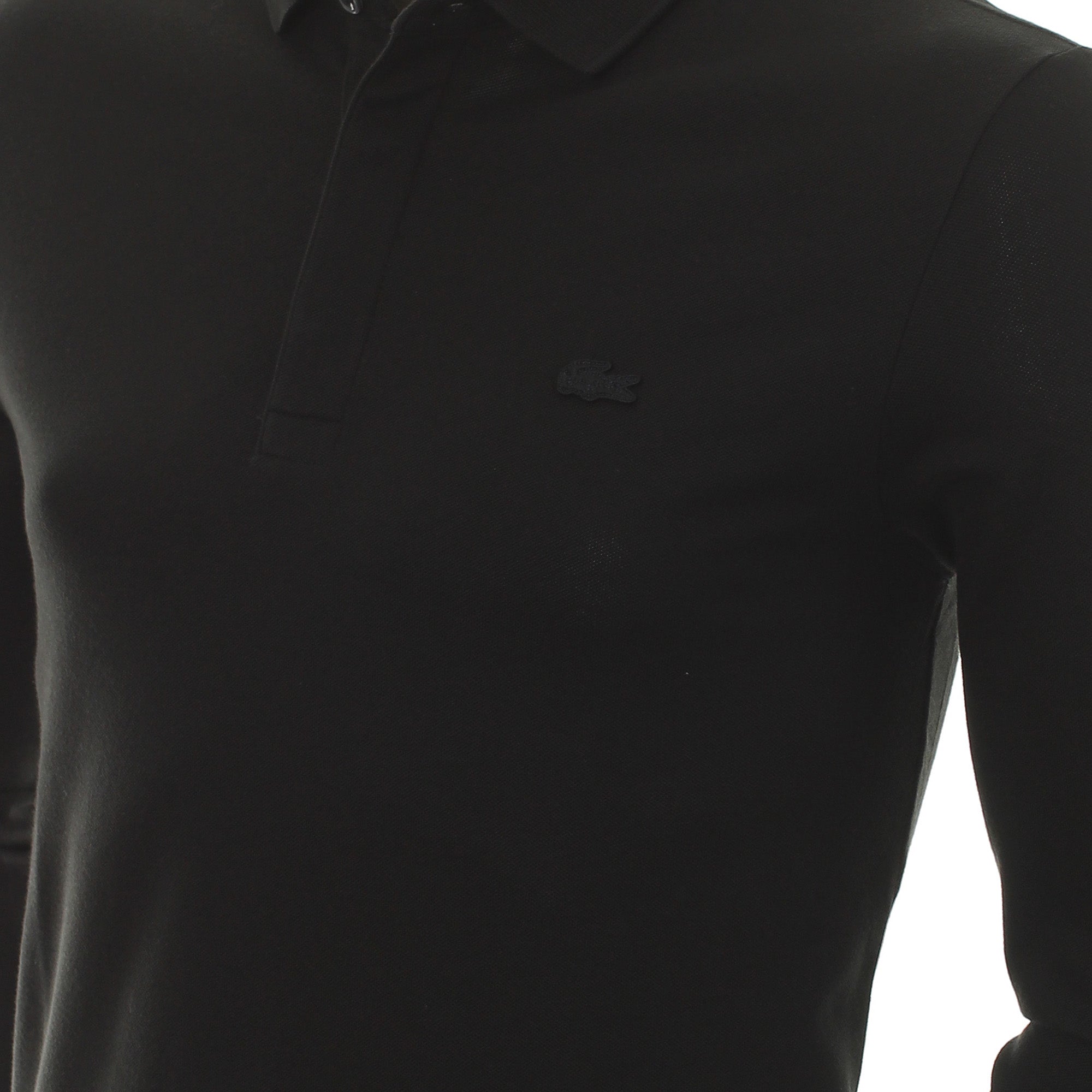 Lacoste Paris Long Sleeve Pique Polo Shirt