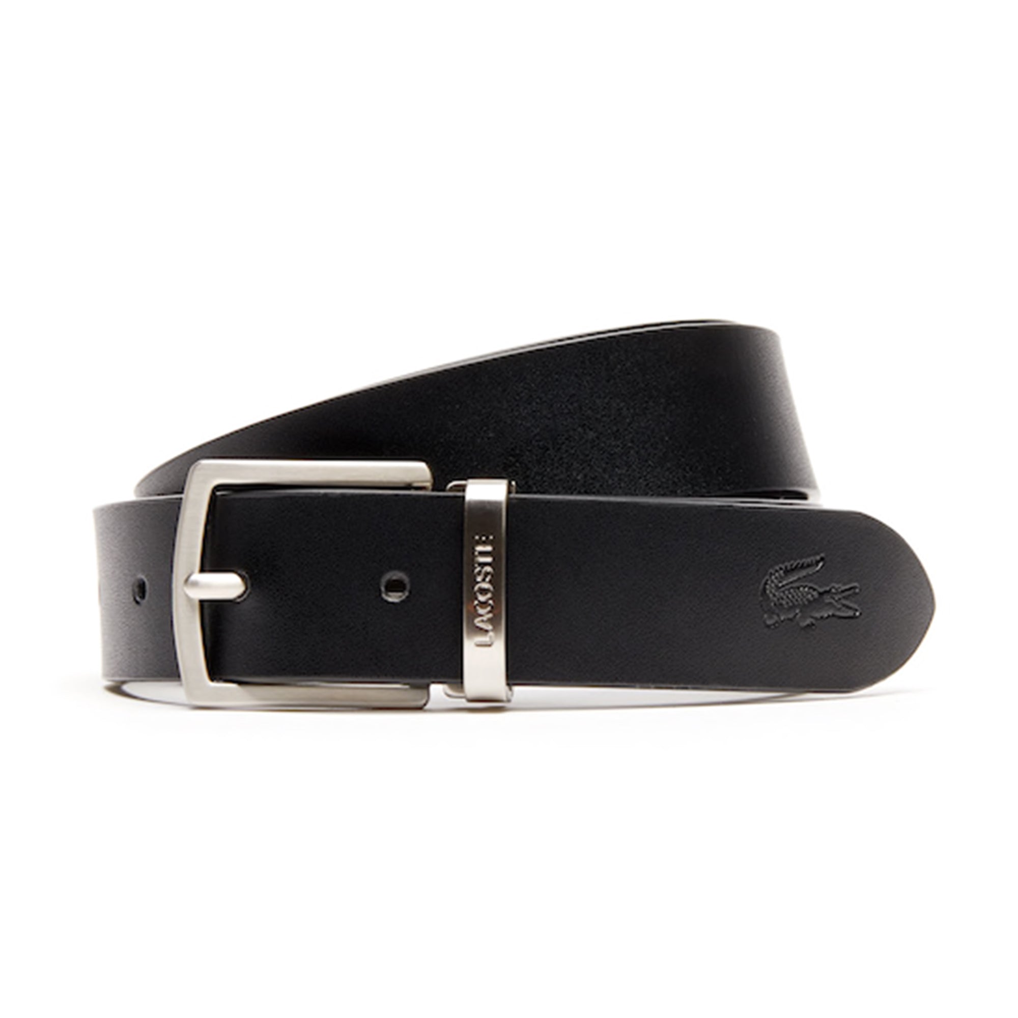 Lacoste Reversible Leather Belt Gift Set