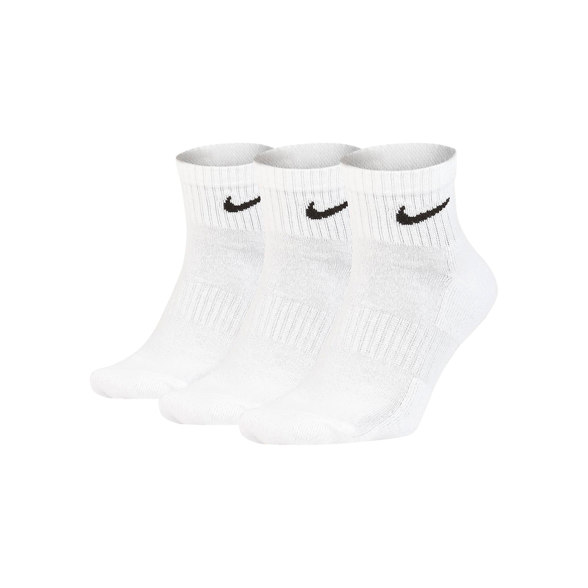 Nike Golf Everyday Cushion Ankle Socks - 3 Pair SX7667 White 100 ...