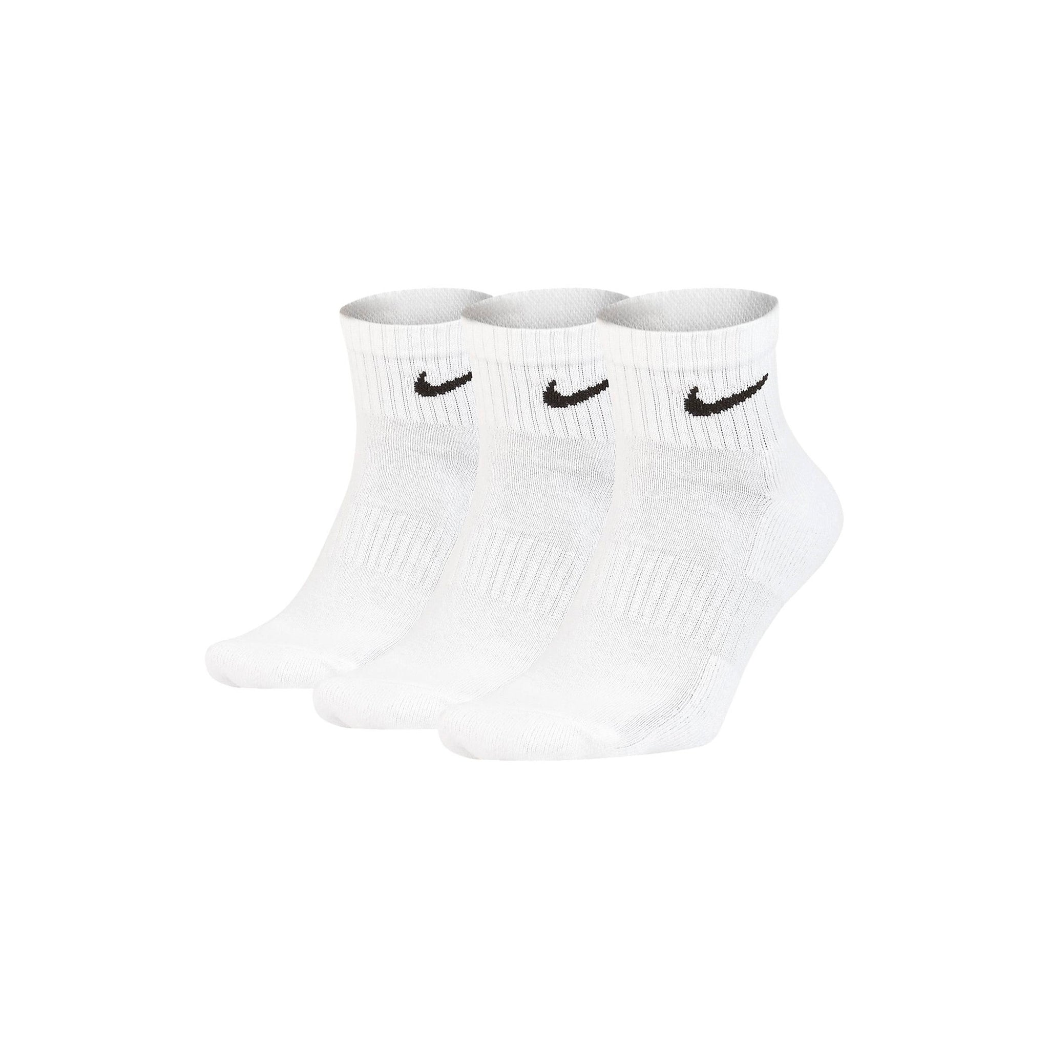 Nike Golf Everyday Cushion Ankle Socks - 3 Pair SX7667 White 100 ...