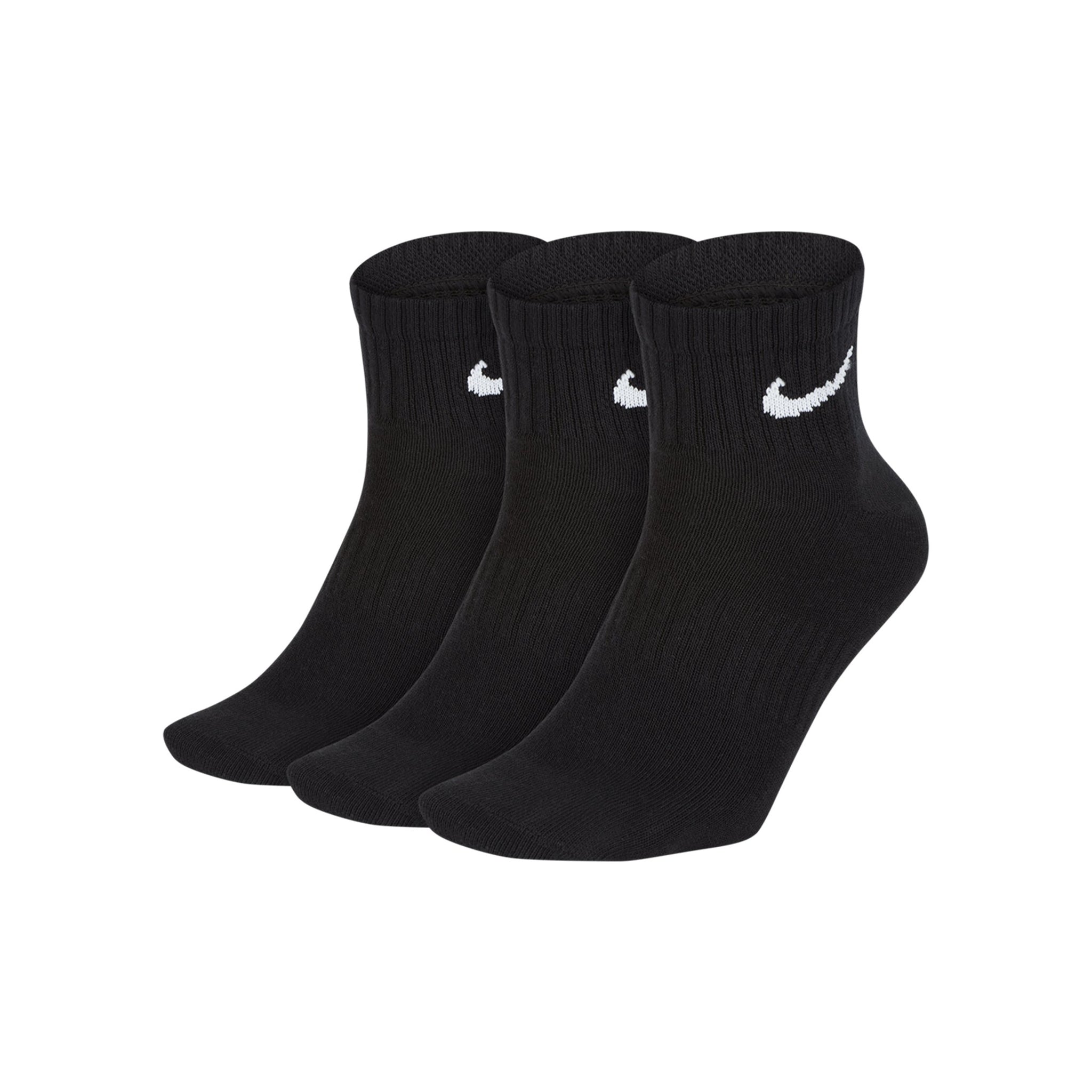 Nike Golf Everyday Lightweight Ankle Socks - 3 Pair Black 010