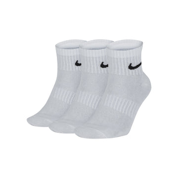 Nike Golf Everyday Lightweight Ankle Socks - 3 Pair White 100