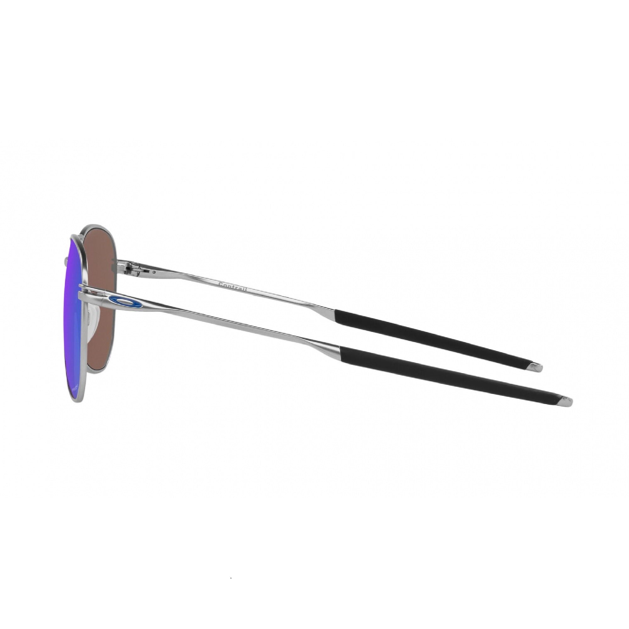 Oakley Contrail Sunglasses Satin Chrome/Prizm Sapphire