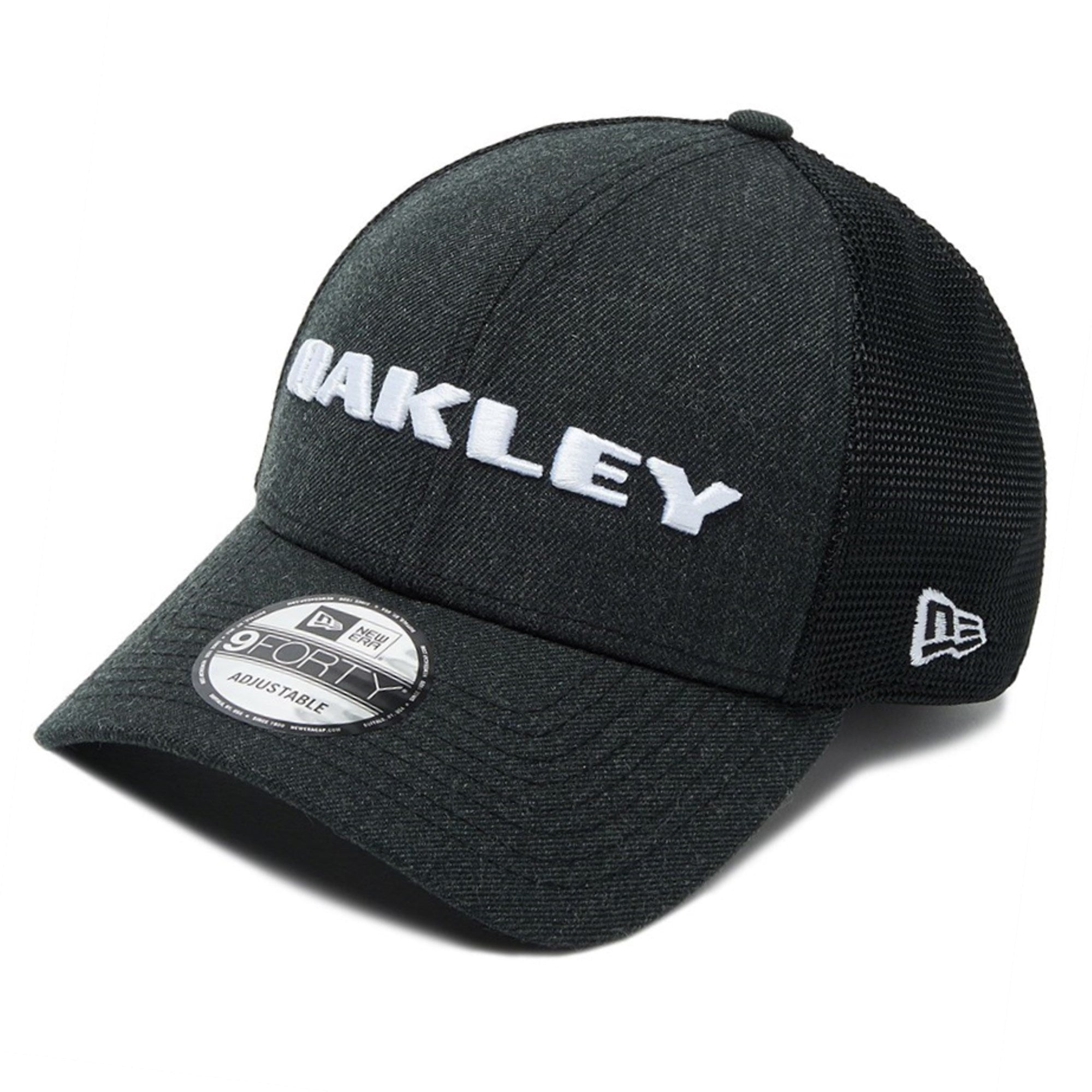 oakley-heather-new-era-snap-back-golf-cap-911523-blackout