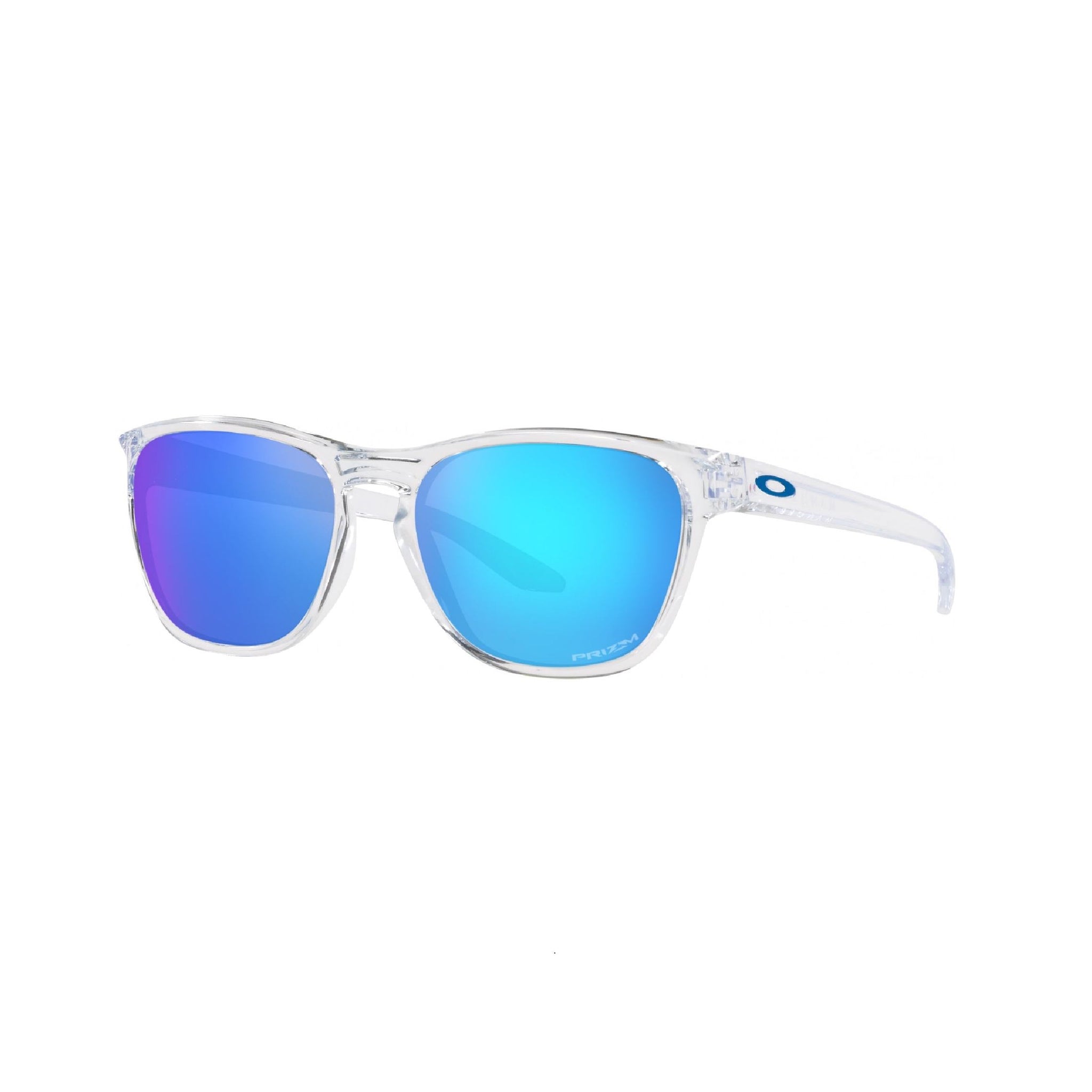 Oakley Manorburn Sunglasses Polished Clear/Prizm Sapphire