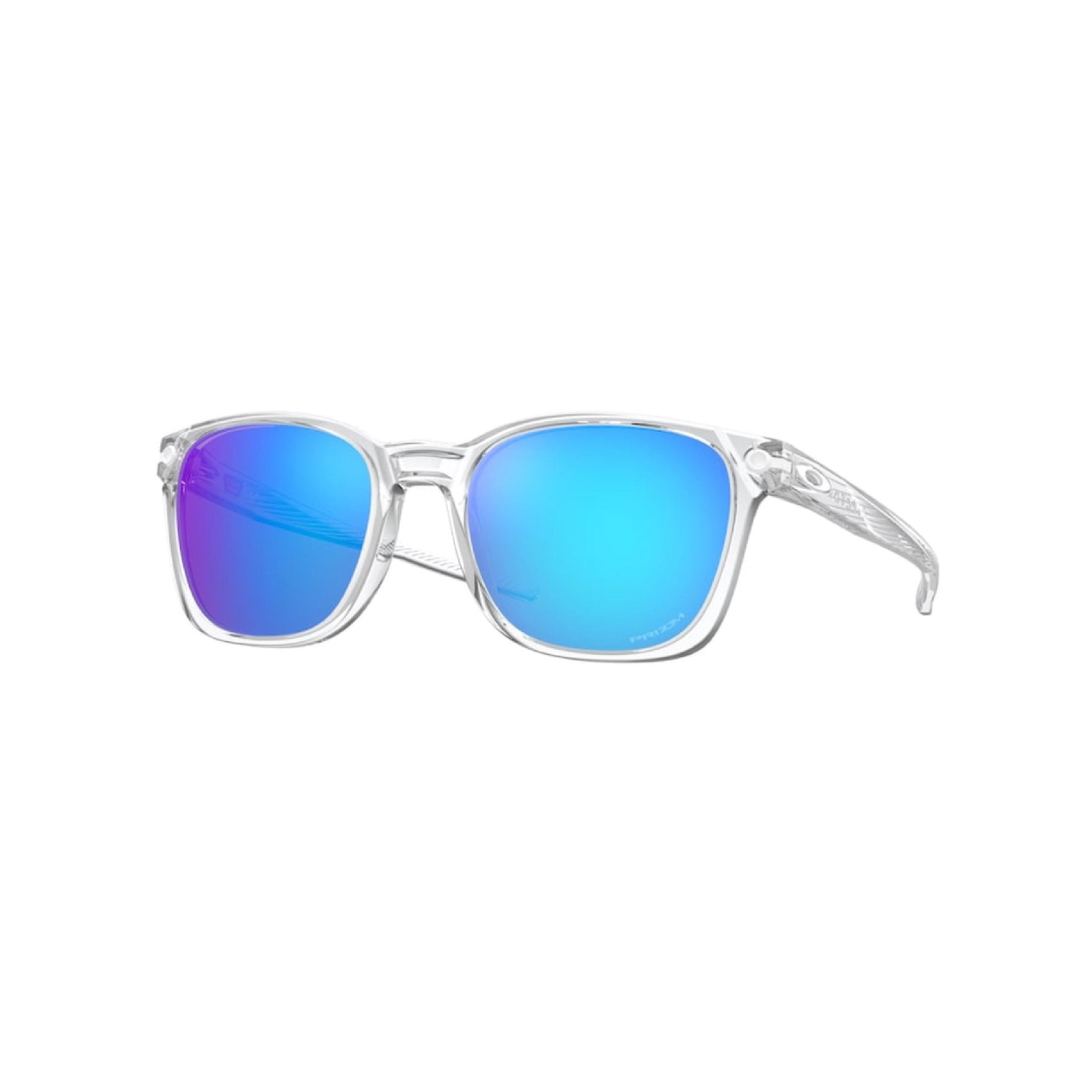 Oakley Ojector Sunglasses Polished Clear/Prizm Sapphire