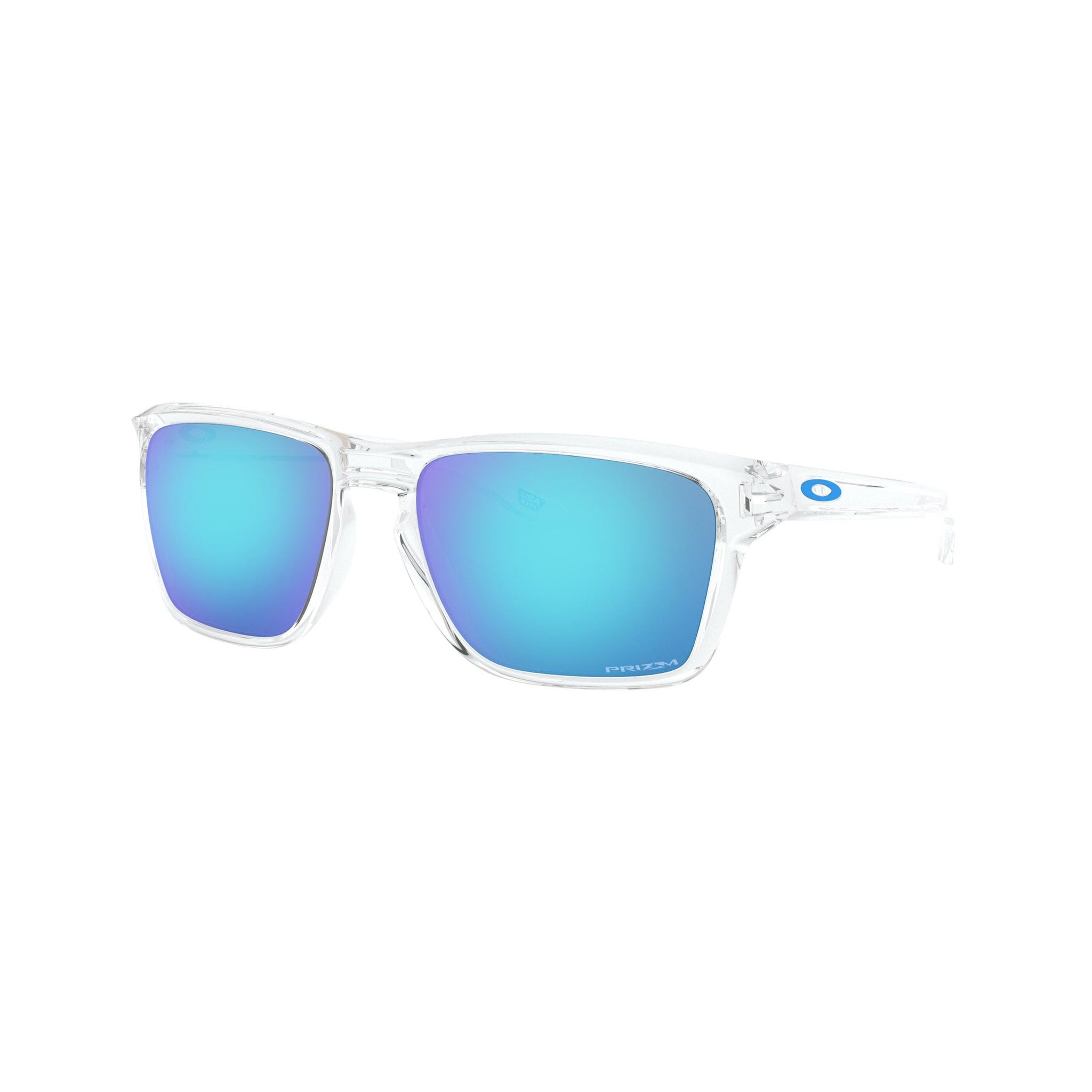 Oakley Sylas Sunglasses Polished Clear/Prizm Sapphire
