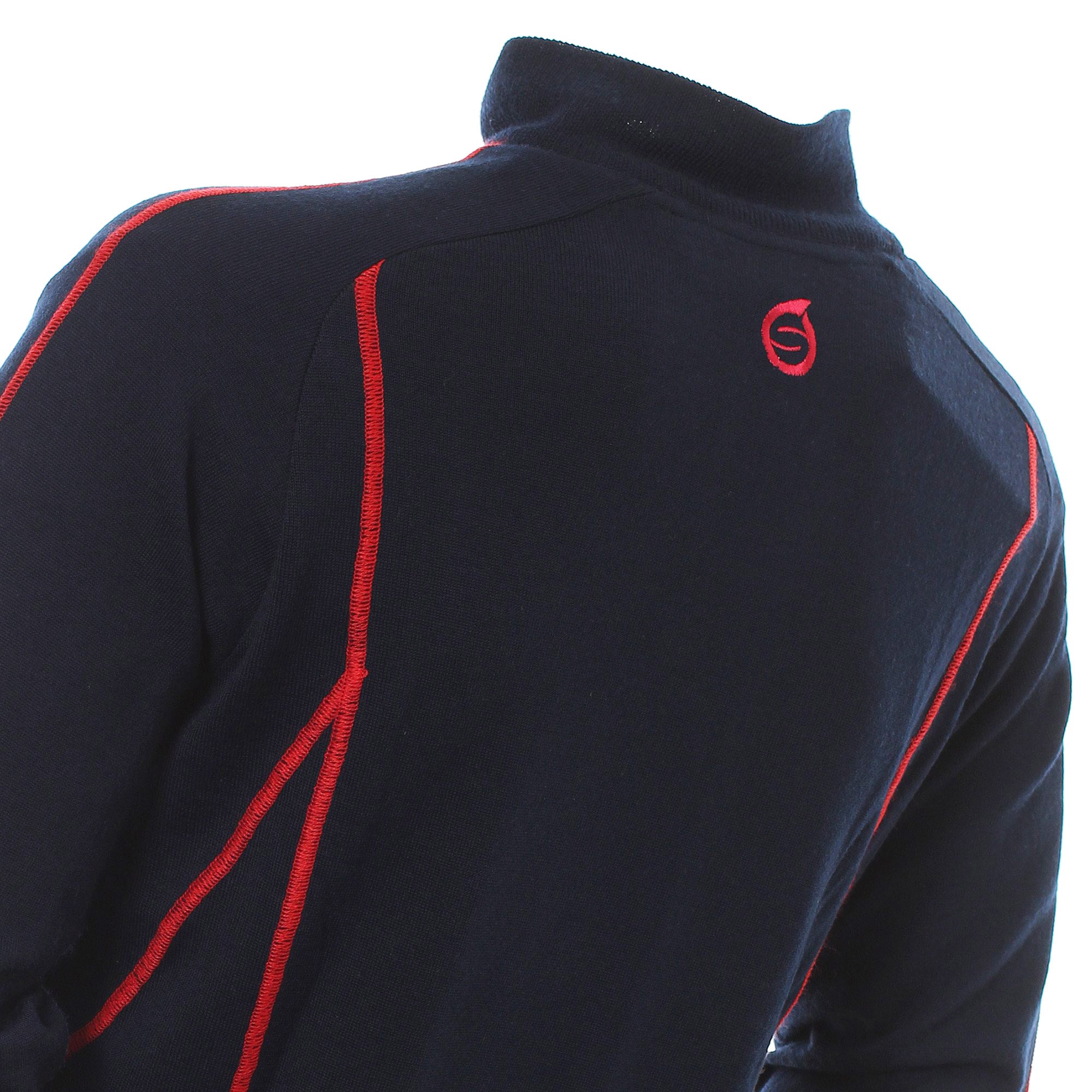 Sunderland Golf Hamsin Lined Sweater Navy/Red