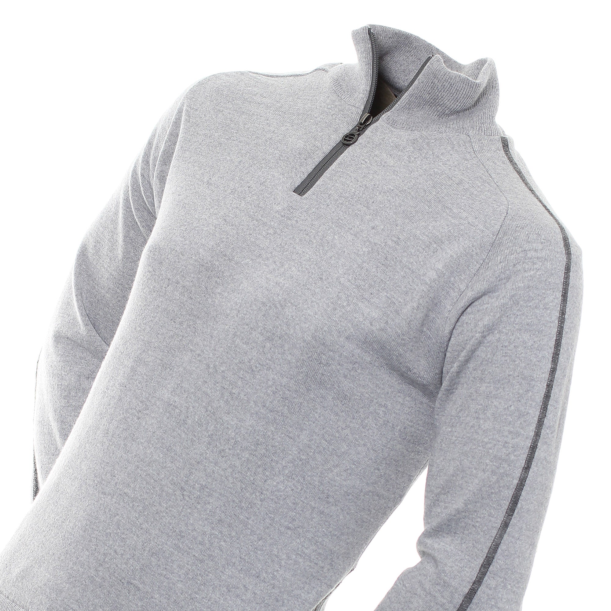 Sunderland Golf Hamsin Lined Sweater Silver/Gunmetal