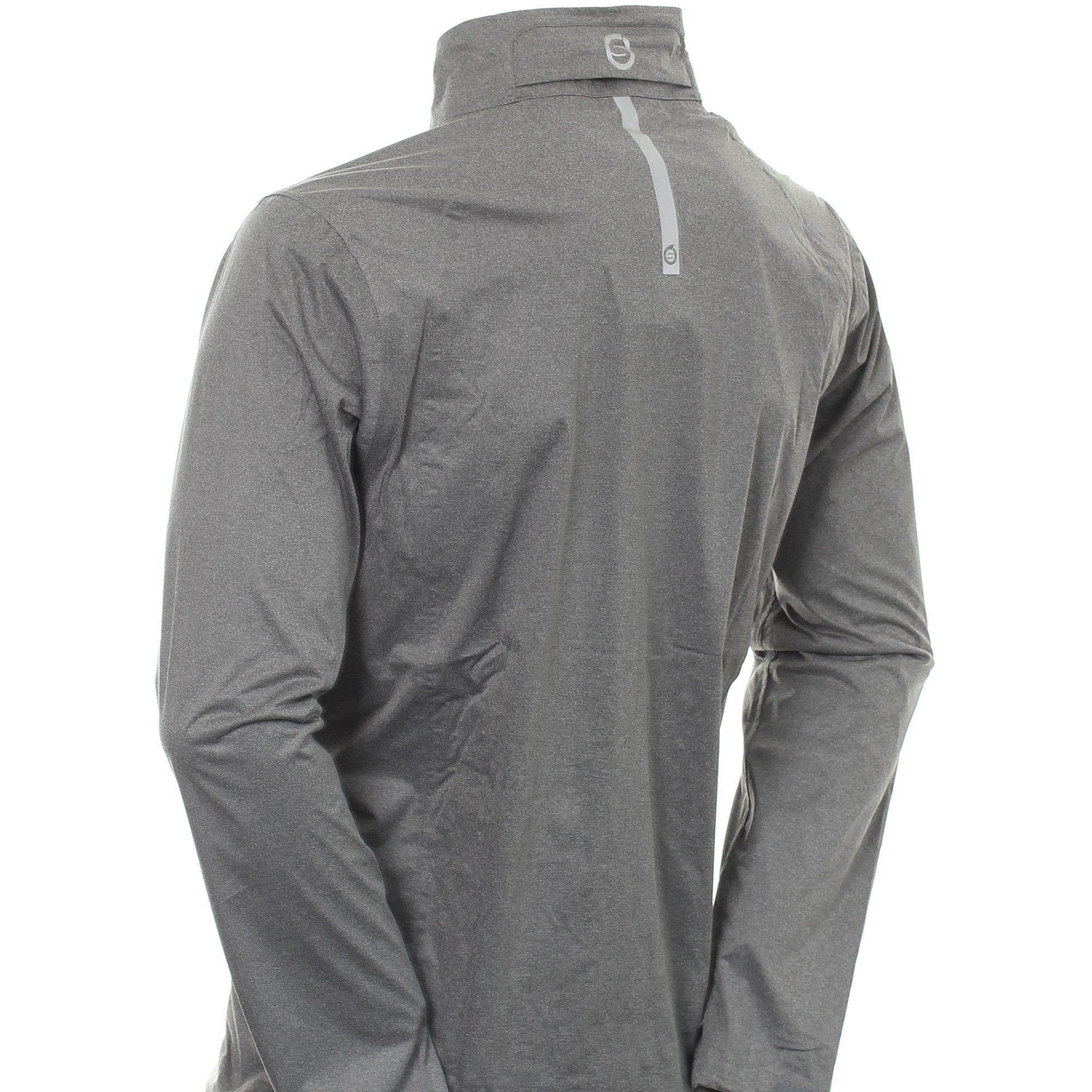 Sunderland Golf WhisperDry Pro-Lite Waterproof Jacket Gunmetal Marl/Black